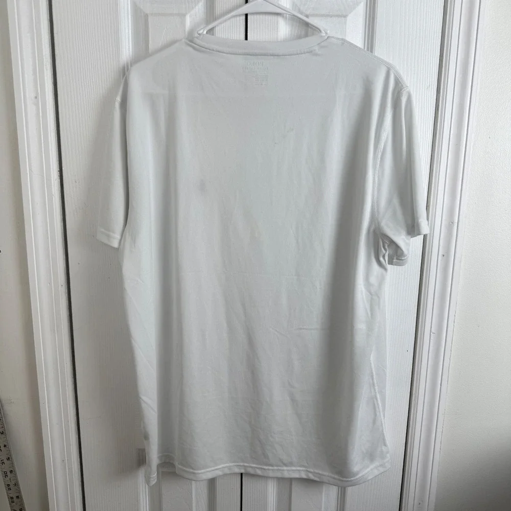 Polo Ralph Lauren Performance Shirt Large White Minimalist Athleisure Tee